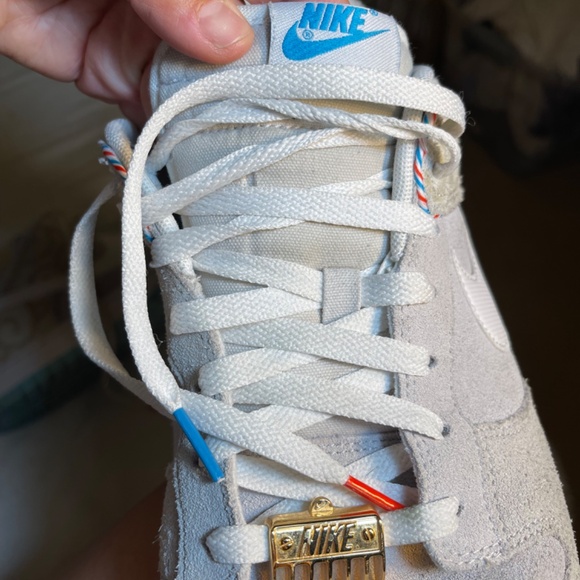 Barber Gold Clip Rare Collection White and Cream Men's Sneakers - Picture 7 of 10